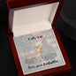 Love Knot Necklace - Firefighter husband to wife