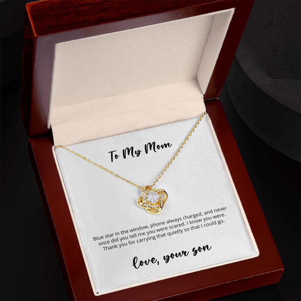 Love Knot -- Son to Blue Star Mom