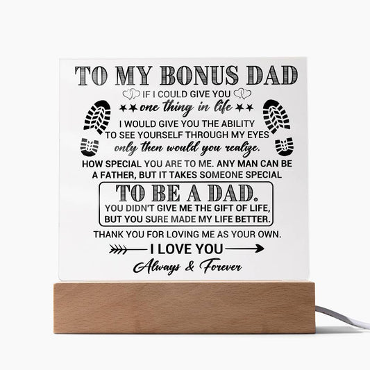 To my Bonus Dad
