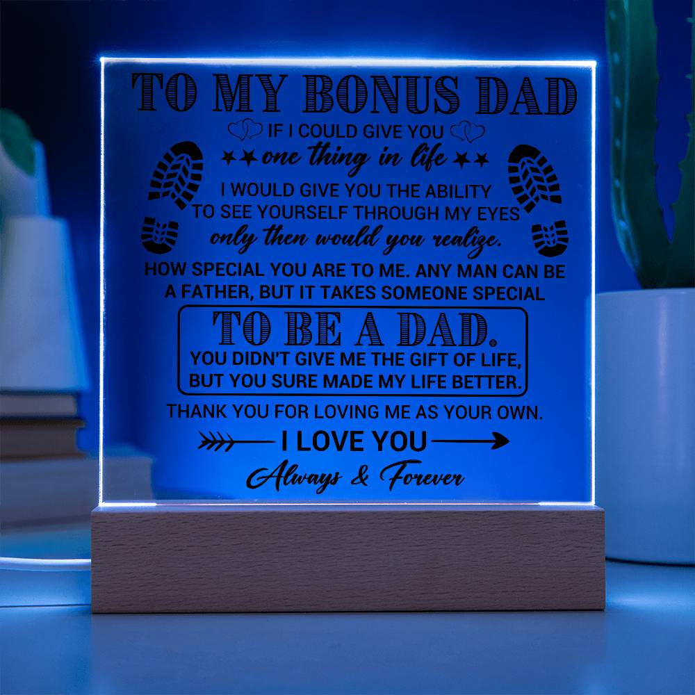 To my Bonus Dad