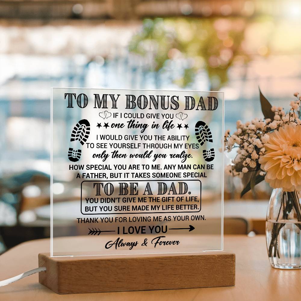 To my Bonus Dad