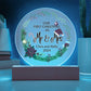 Decorative Acrylic Light -  Our First Christmas as Mr and Mrs - Gift for Wife or Husband or Newlyweds - Personalizable