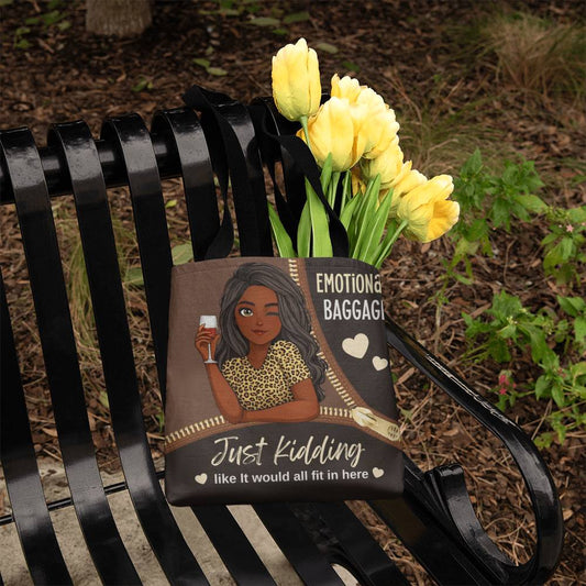 Personalized "Emotional Baggage" Humorous Tote Bag - 3