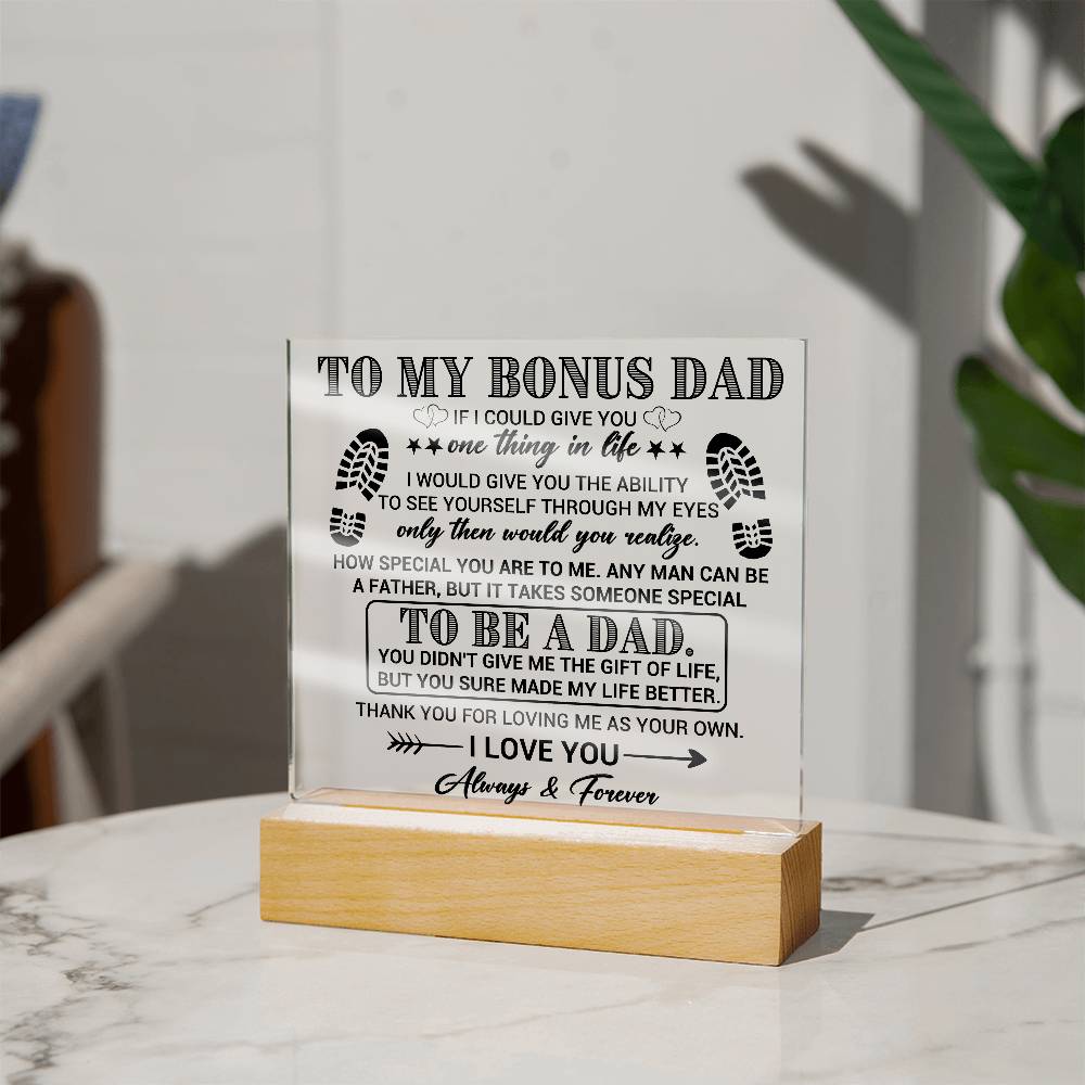 To my Bonus Dad