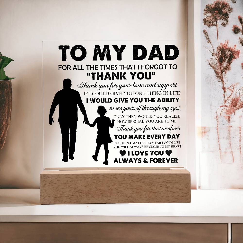 To My Dad