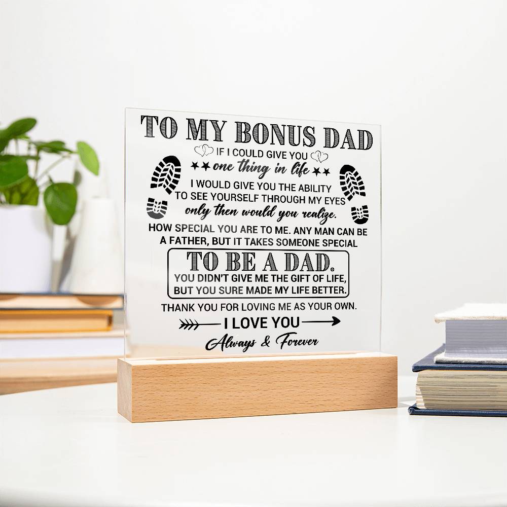 To my Bonus Dad