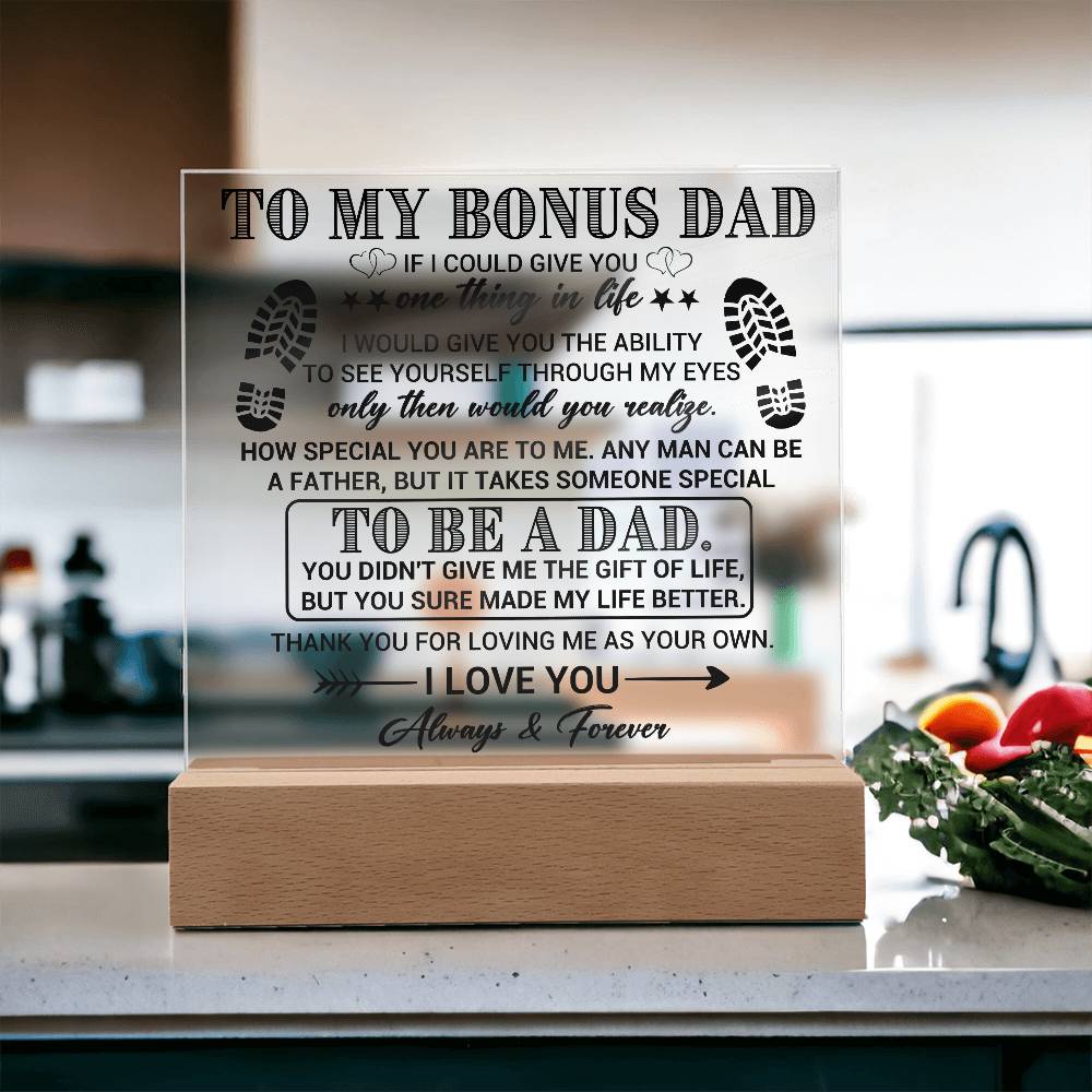 To my Bonus Dad