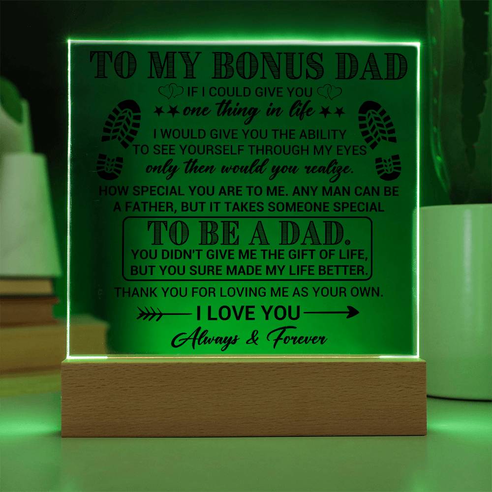 To my Bonus Dad