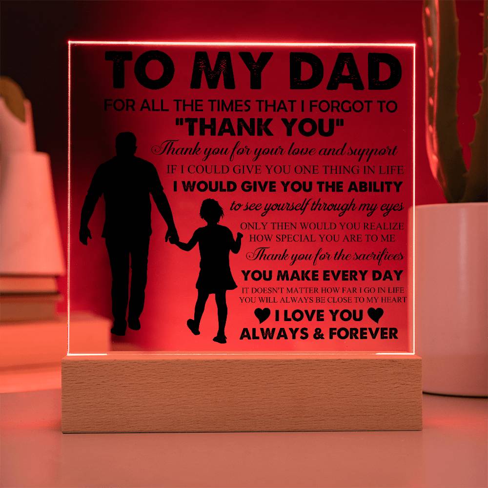To My Dad