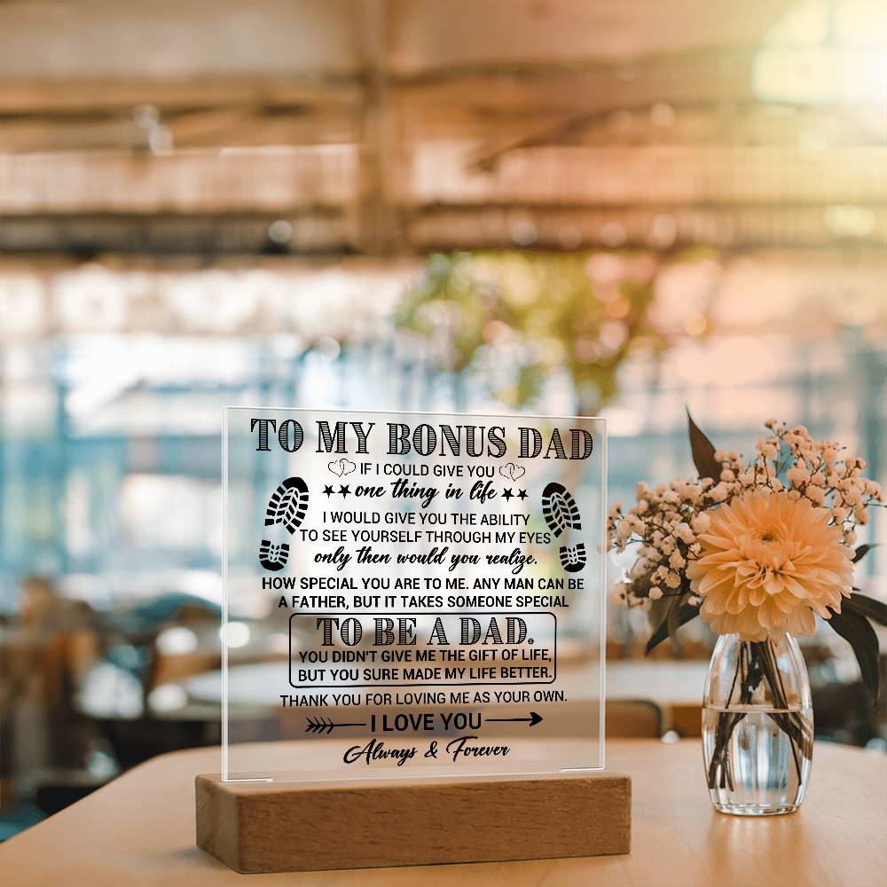 To my Bonus Dad