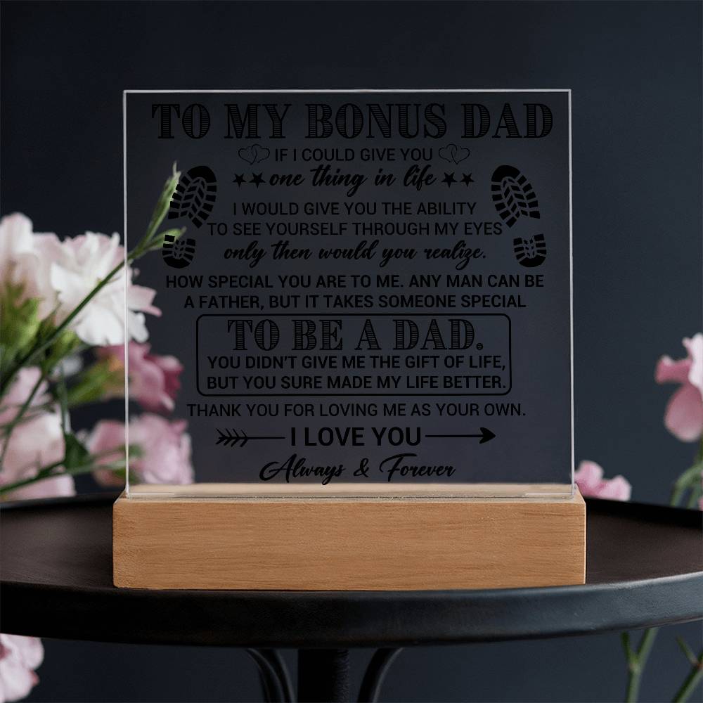 To my Bonus Dad
