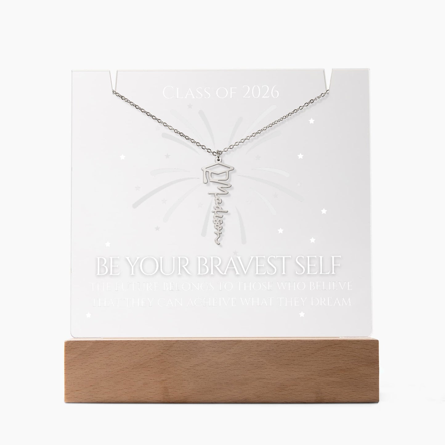 Keepsake Acrylic Bundle - Necklace and Stand