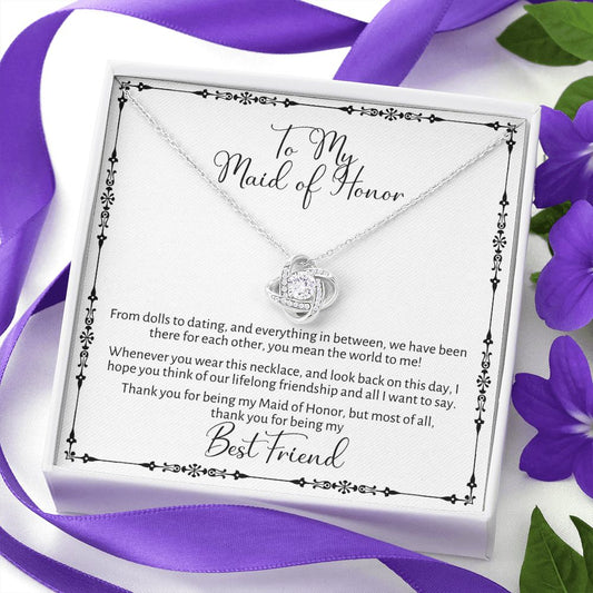 Maid of Honor Gift to Say Thank You to Childhood Best Friend